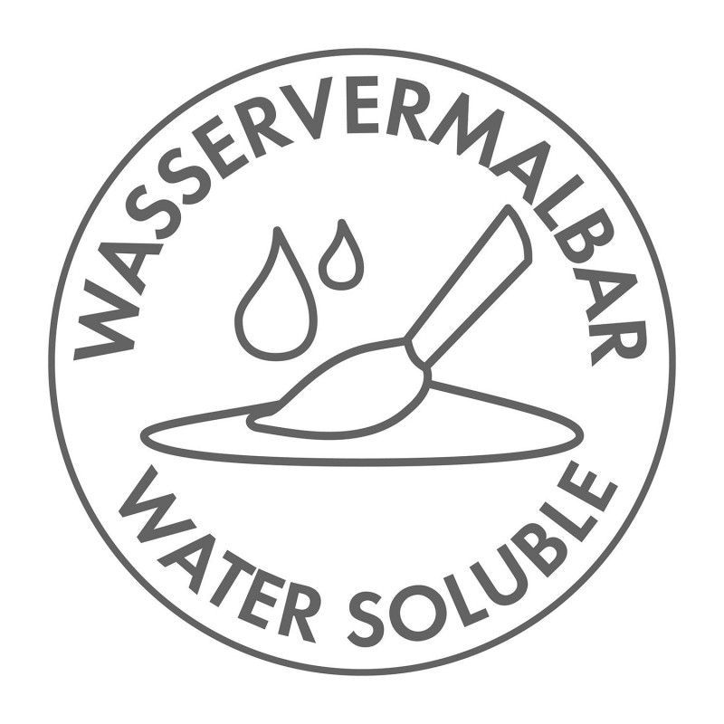 Marabu Graphix Aqua Pen 6 Metropolitan, kaksipäinen akvarellitussi, sivellin ja fineliner