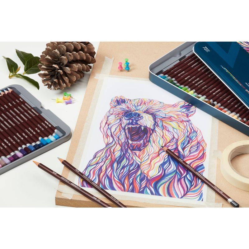 Derwent Coloursoft 12 värikynälajitelma