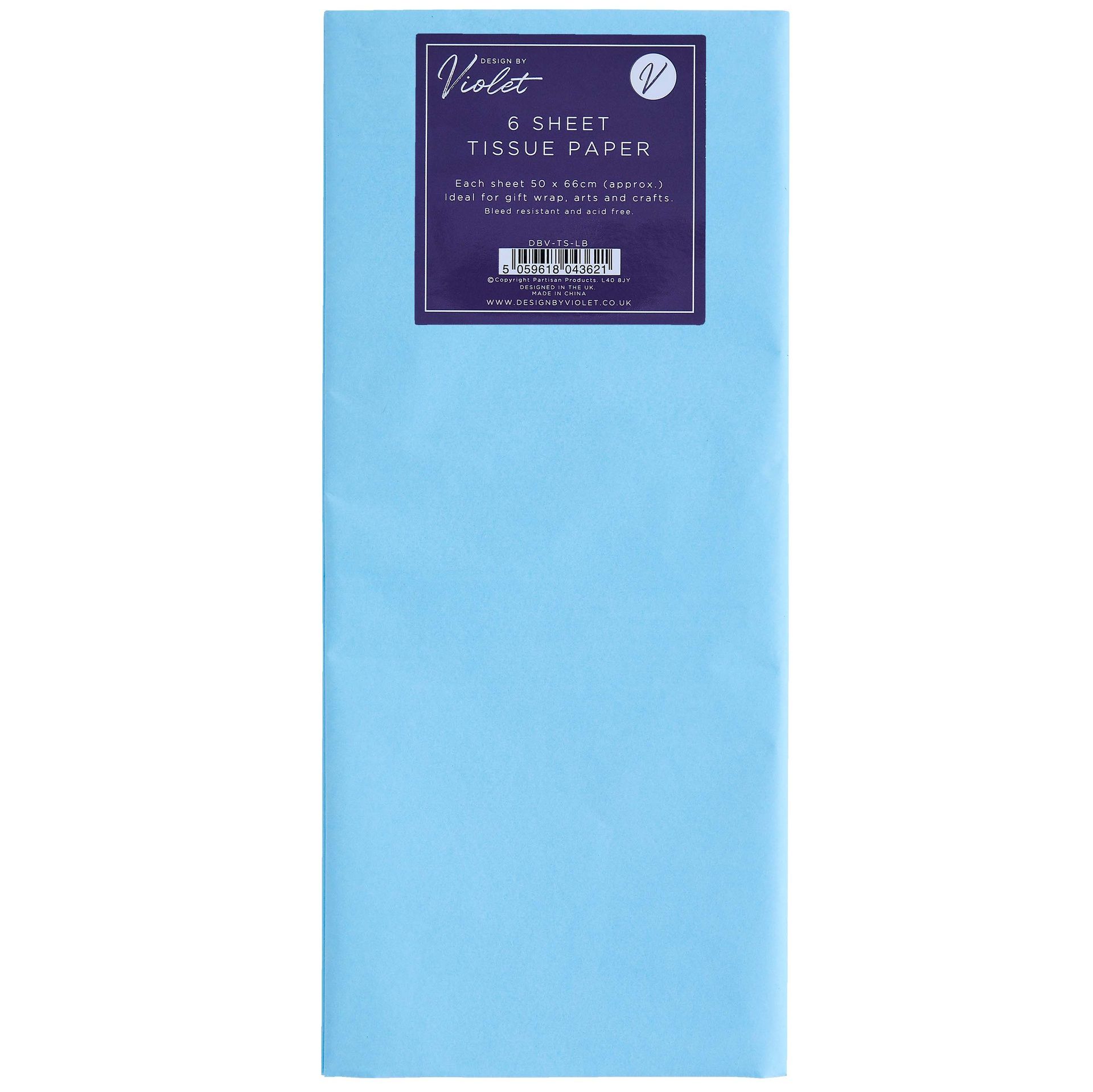 Silkkipaperi Partisan - Light blue