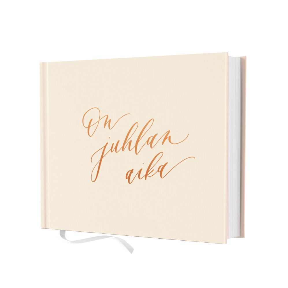 Vieraskirja Kalligrafiastudio - On juhlan aika