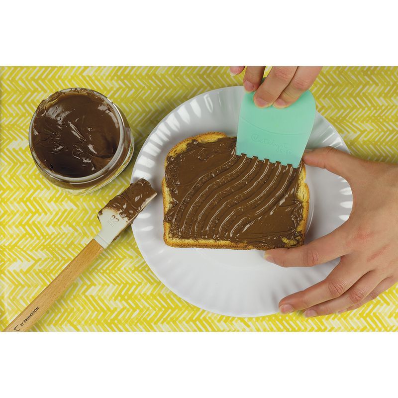 Princeton Contour kuviointikampa No 24 Vihreä, nylonia