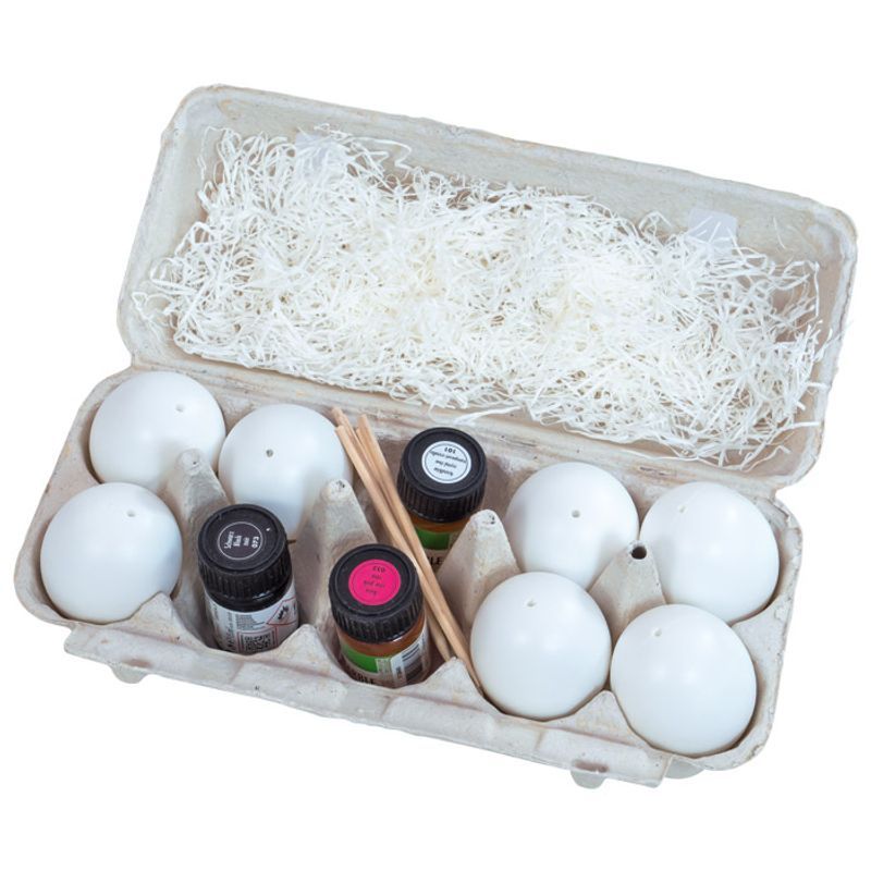 P. Marabu Sweet Easter Box 3x15ml, 7 munaa,7 tikkua, valk ruoho,värit pink, musta,kri