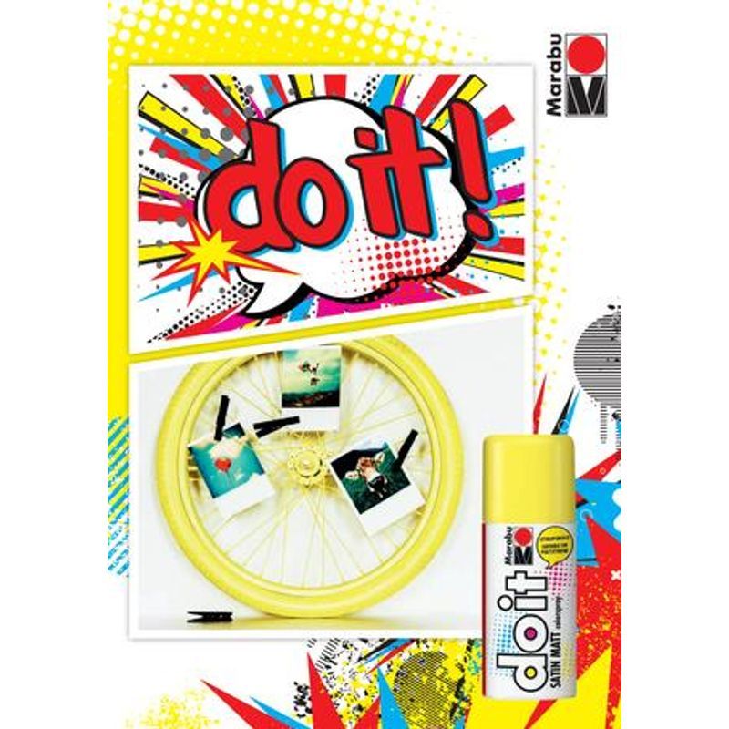 Marabu do-it-spray matta 150ml 073 Black, Musta