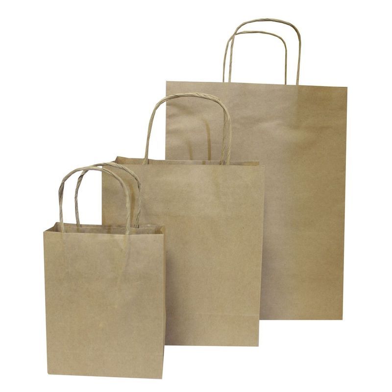 P. FOLIA Paperikassi 12x15x5,5cm, ruskea