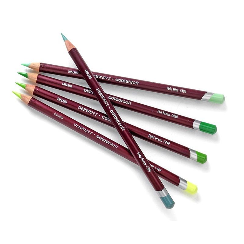Derwent Coloursoft 24 värikynälajitelma