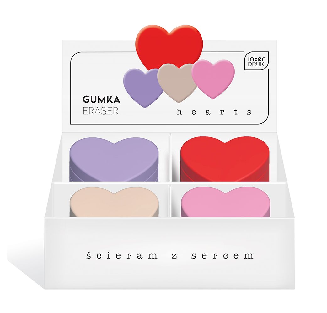 Pyyhekumi Interdruk - Hearts lajitelma