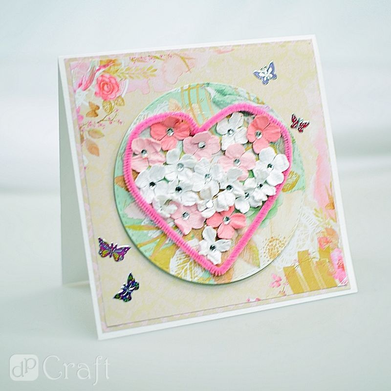 DPC tarra-arkki A5 35kpl Glitterperhoset