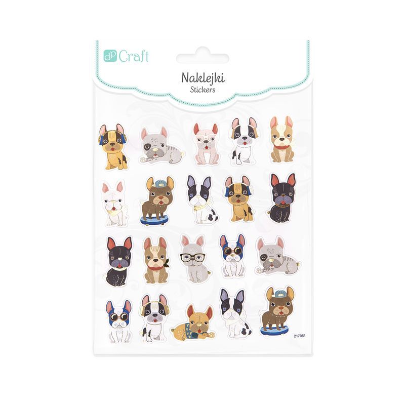 DPC tarra-arkki A5 20kpl koiranpennut, UV-lakka