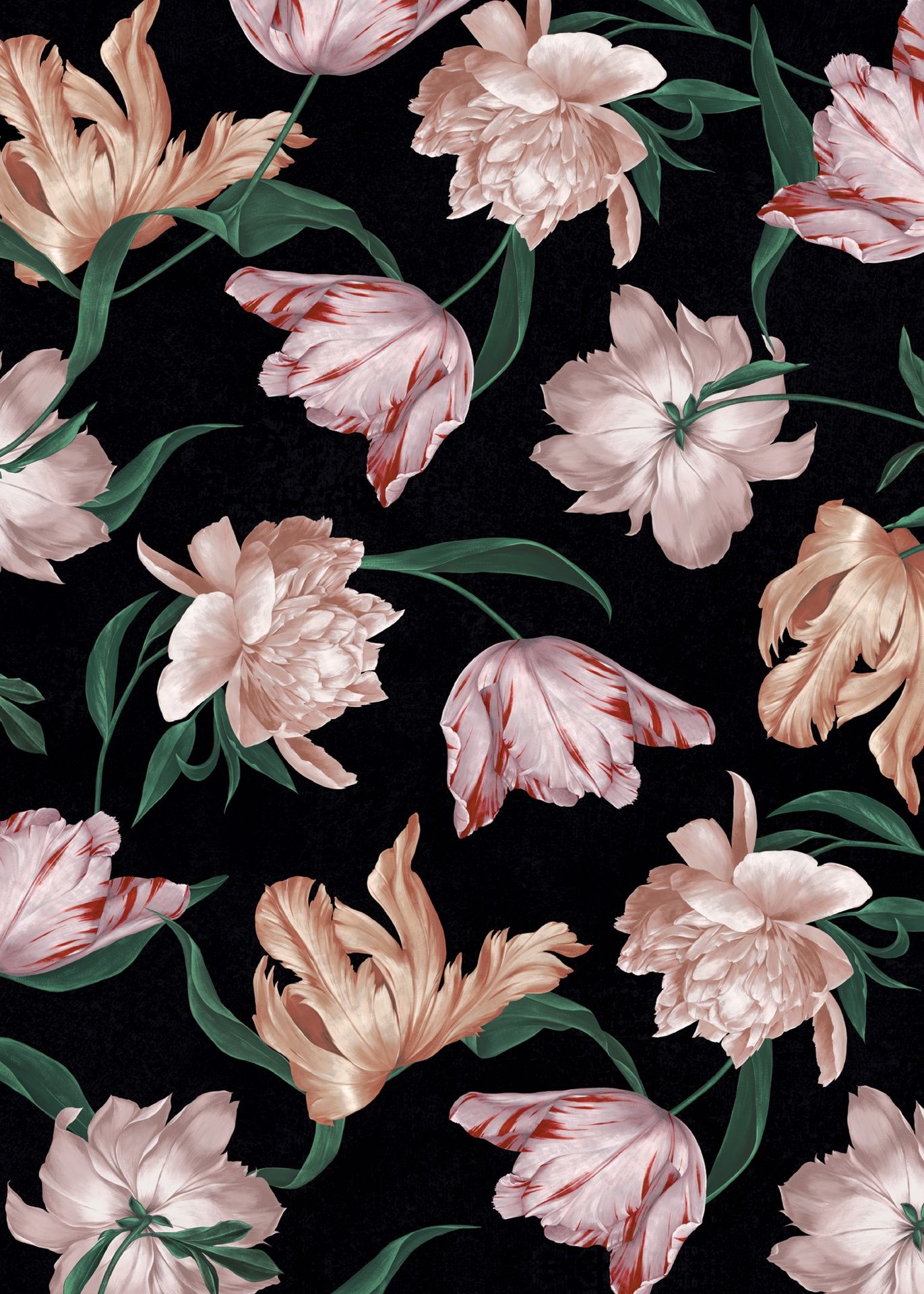 Lahjapaperiarkki Lagom - Botanical blooms