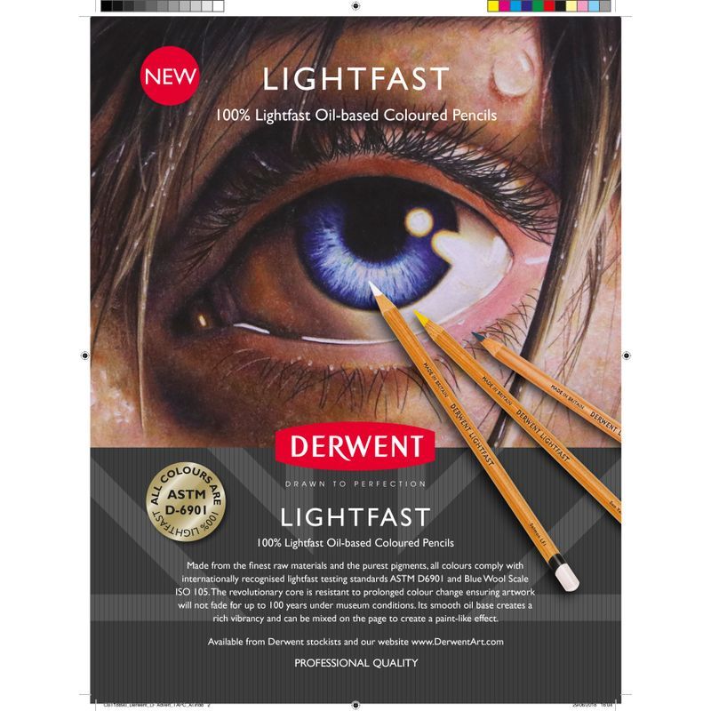 Derwent Lightfast 24 värikynälajitelma