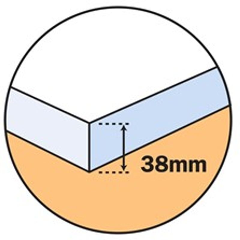 PINKO DEEPEDGE 60x60cm Maalauspohja 38mm, 100% puuvilla 300g (102)