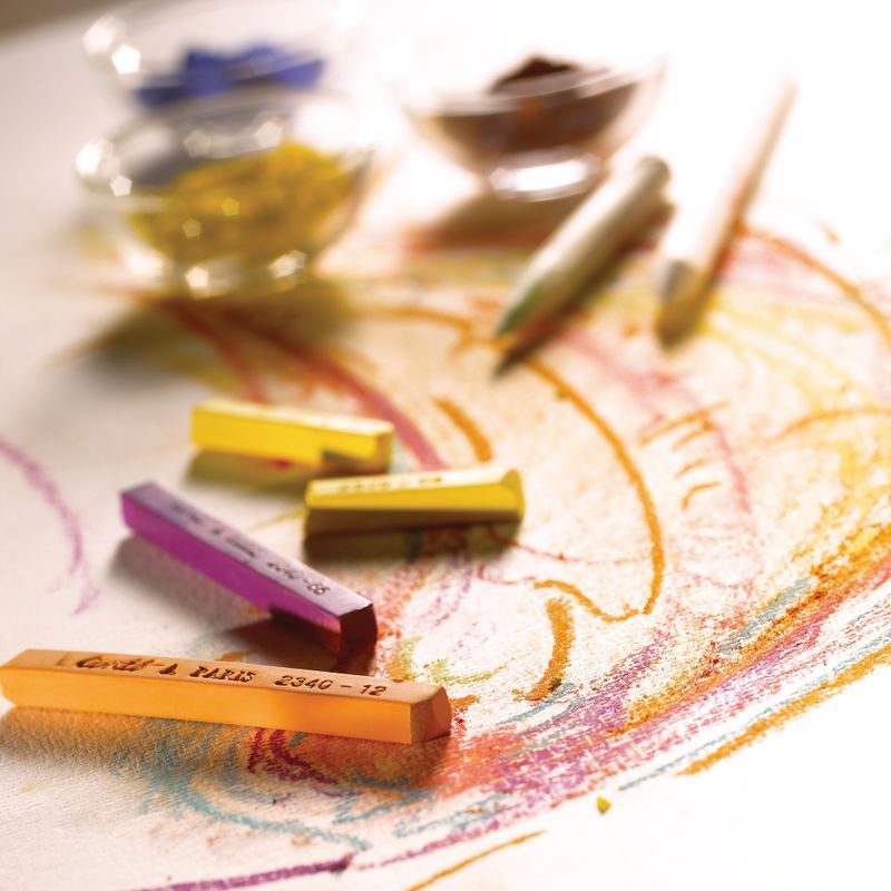 CAP Carres pastelliliitulajitelma 12 yleissävyt, muovikotelo