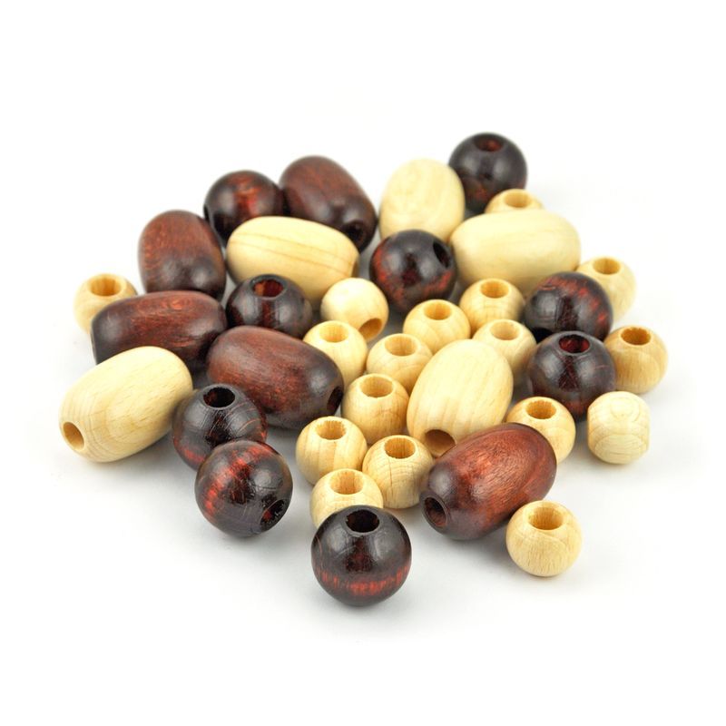 MEYCO Makrameehelmet 25mm 5kpl nature, Reikä 10mm