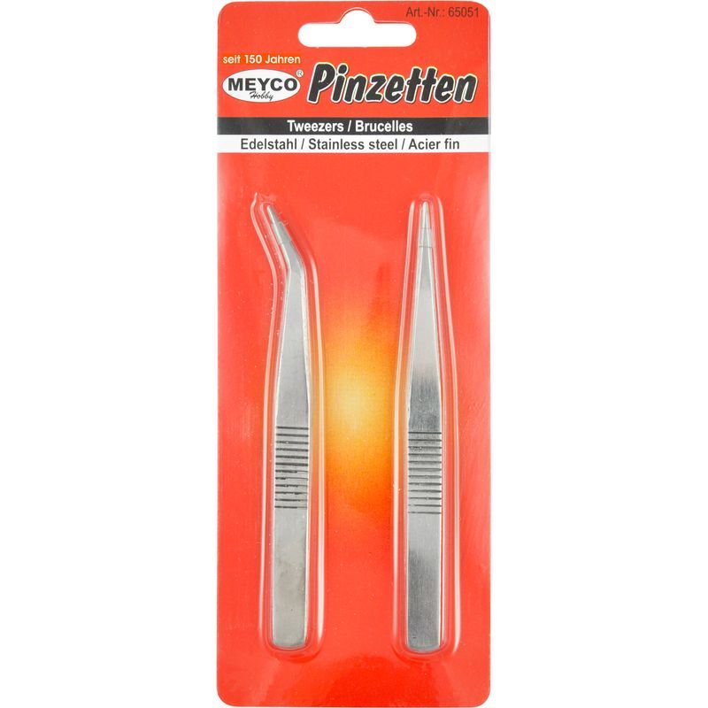 MEYCO Pinsetit 2kpl suora ja koukku