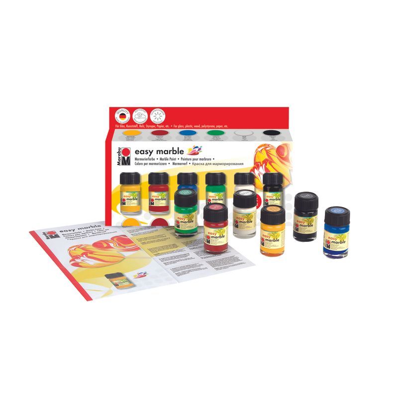 Marabu Easy Marble-starter set 6x15ml