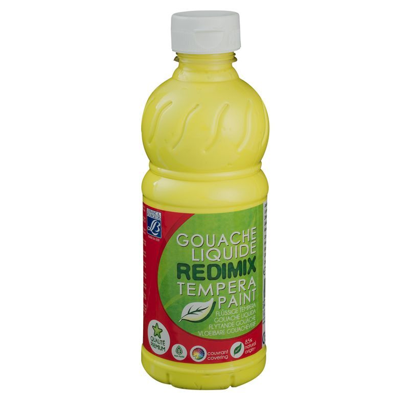 LB Redimix 500ml 169 (281) Lemon yellow (1), 500ml valmisväri sitruunankeltainen