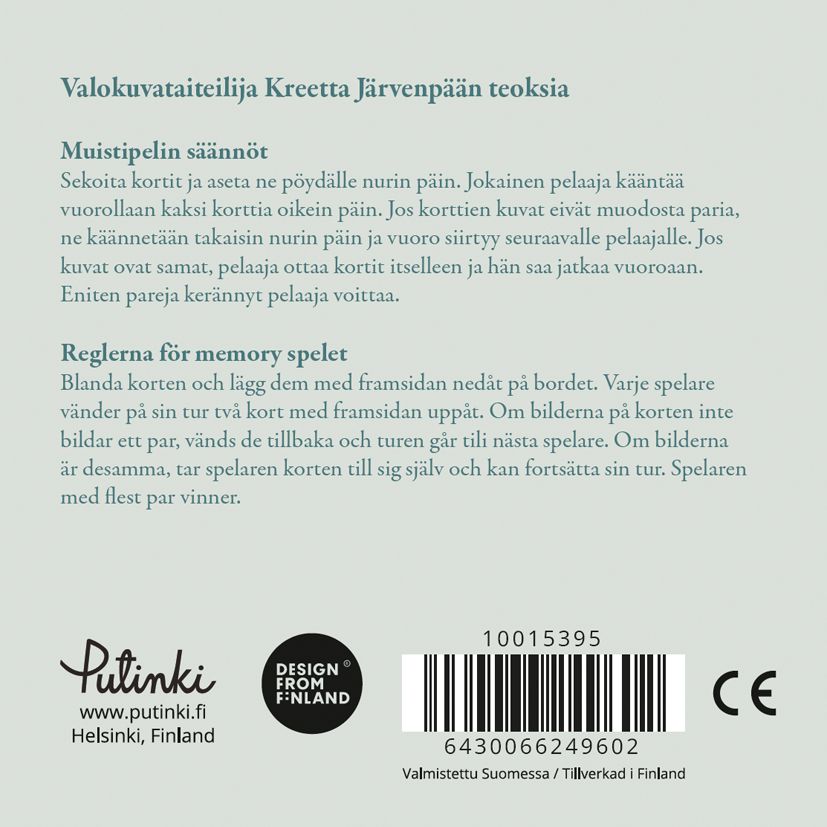 Muistipeli Kreetta Järvenpää - Kukat
