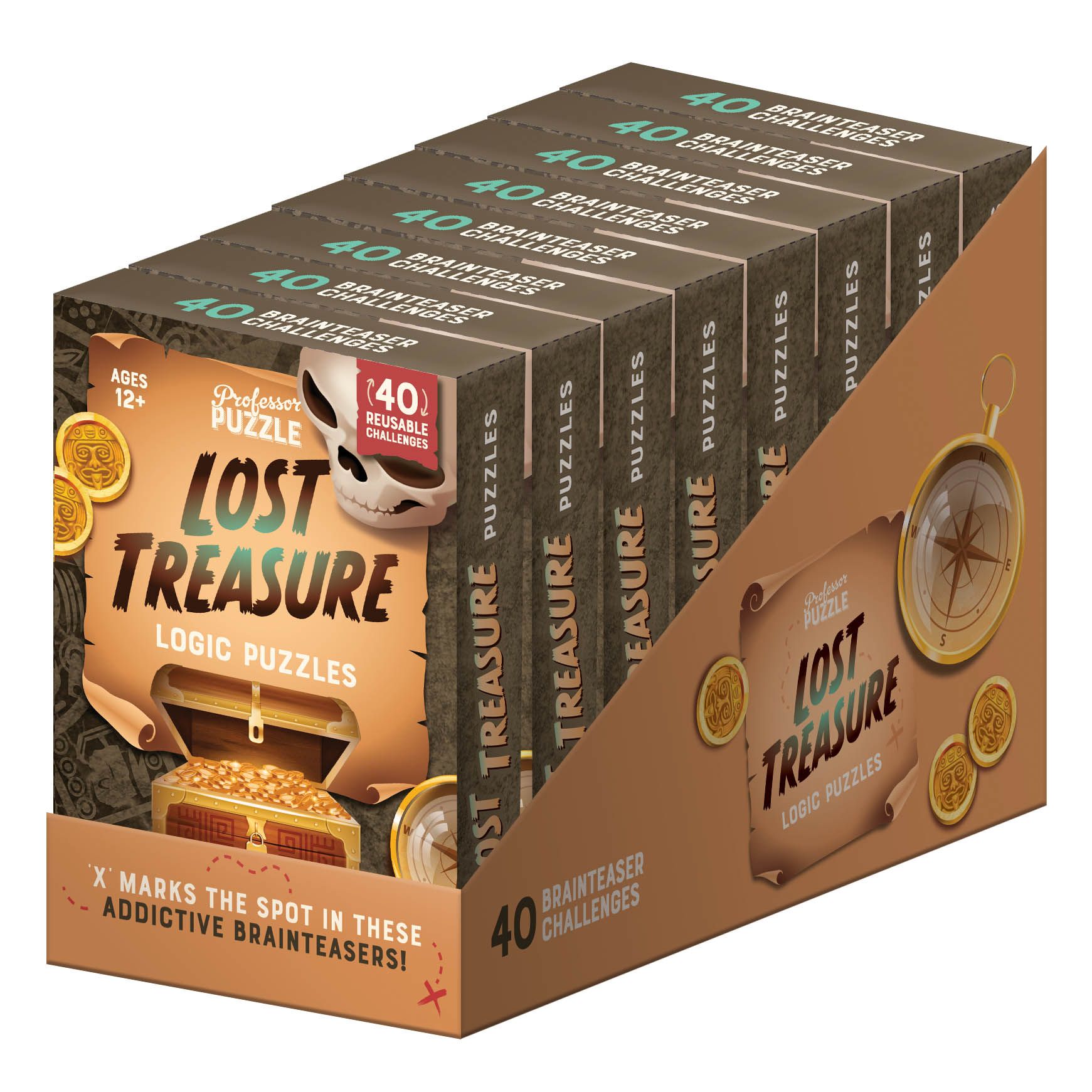 Korttipeli Professor Puzzle - Lost Treasure