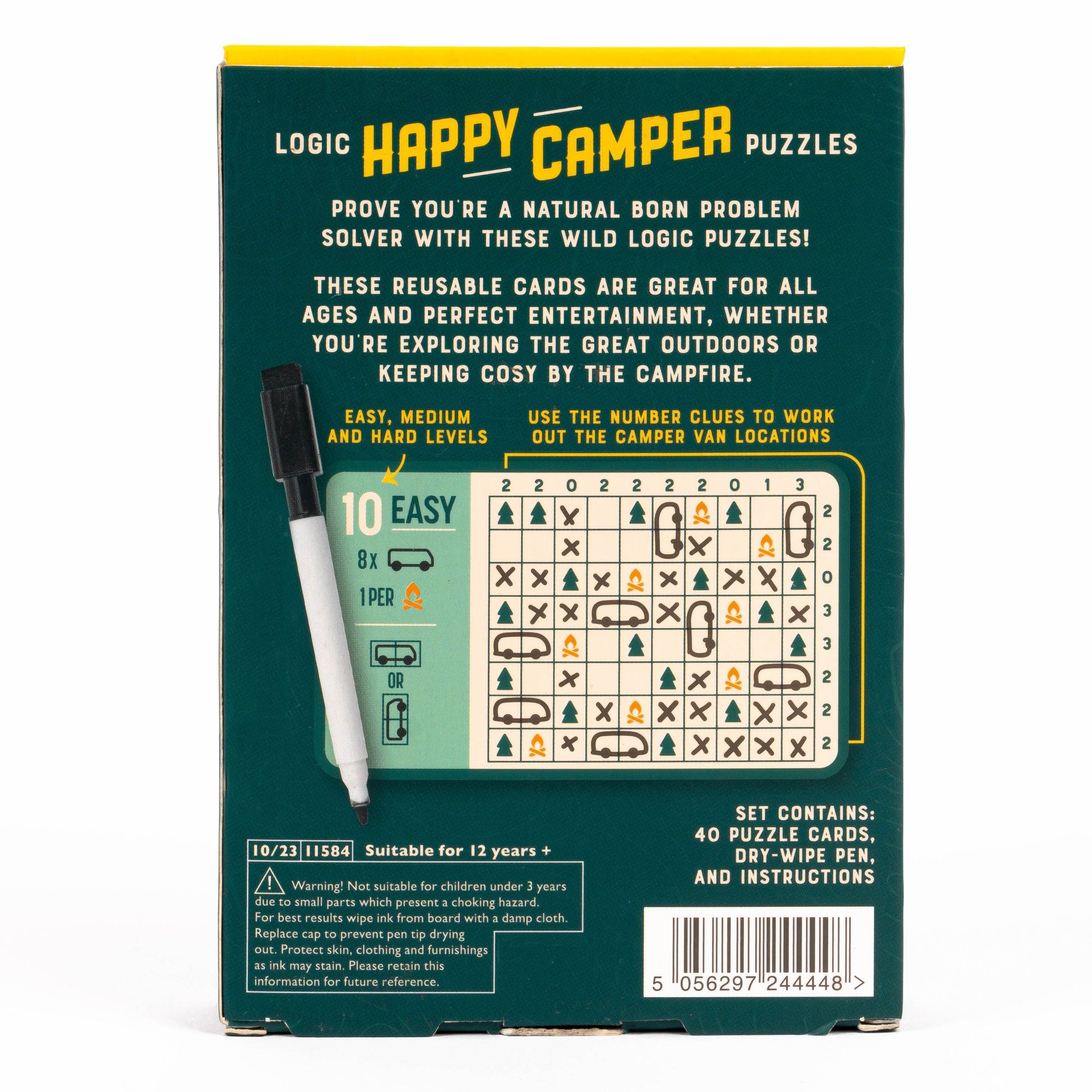 Korttipeli Professor Puzzle - Happy Camper