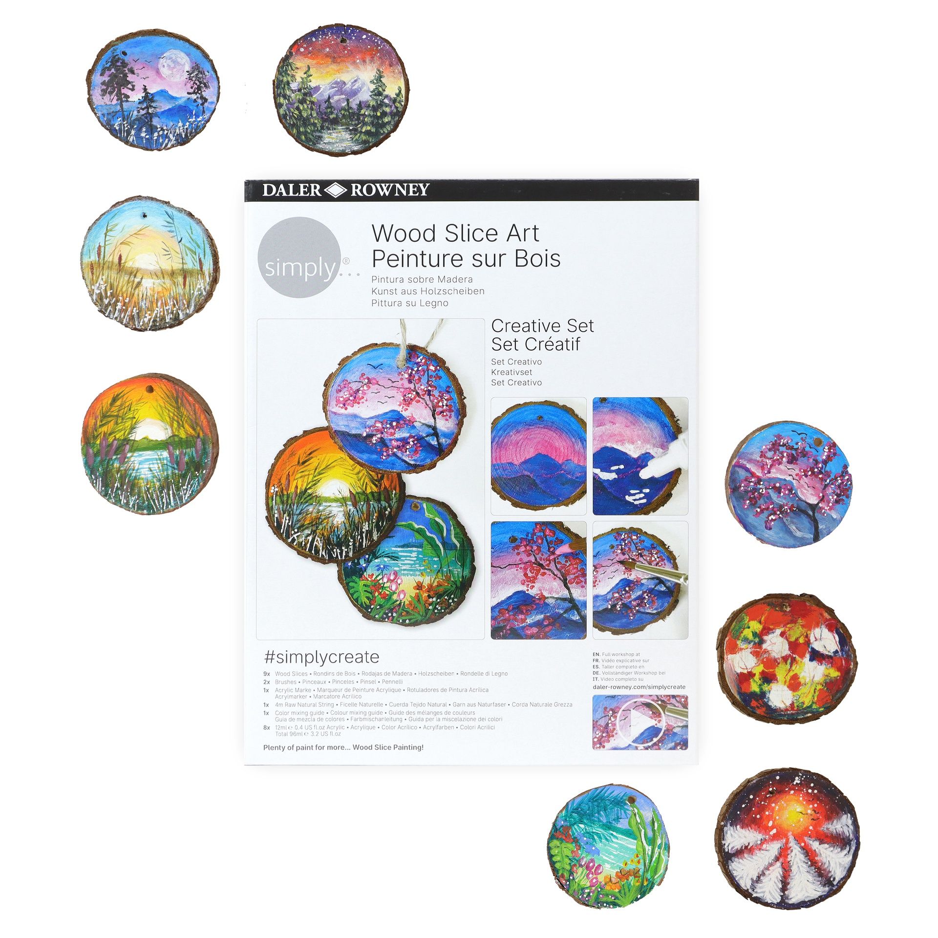 DR Simply Creative Puunmaalaussetti