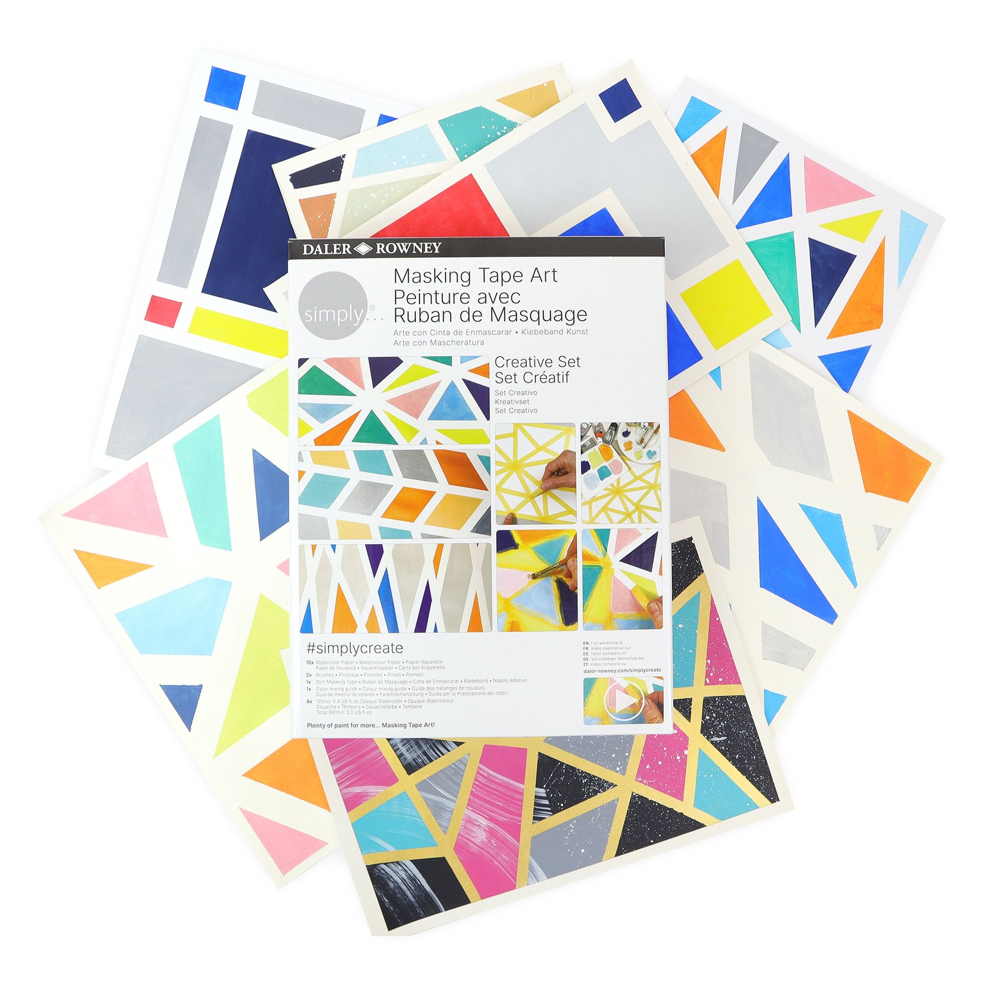 DR Simply Creative Teippimaalaussetti