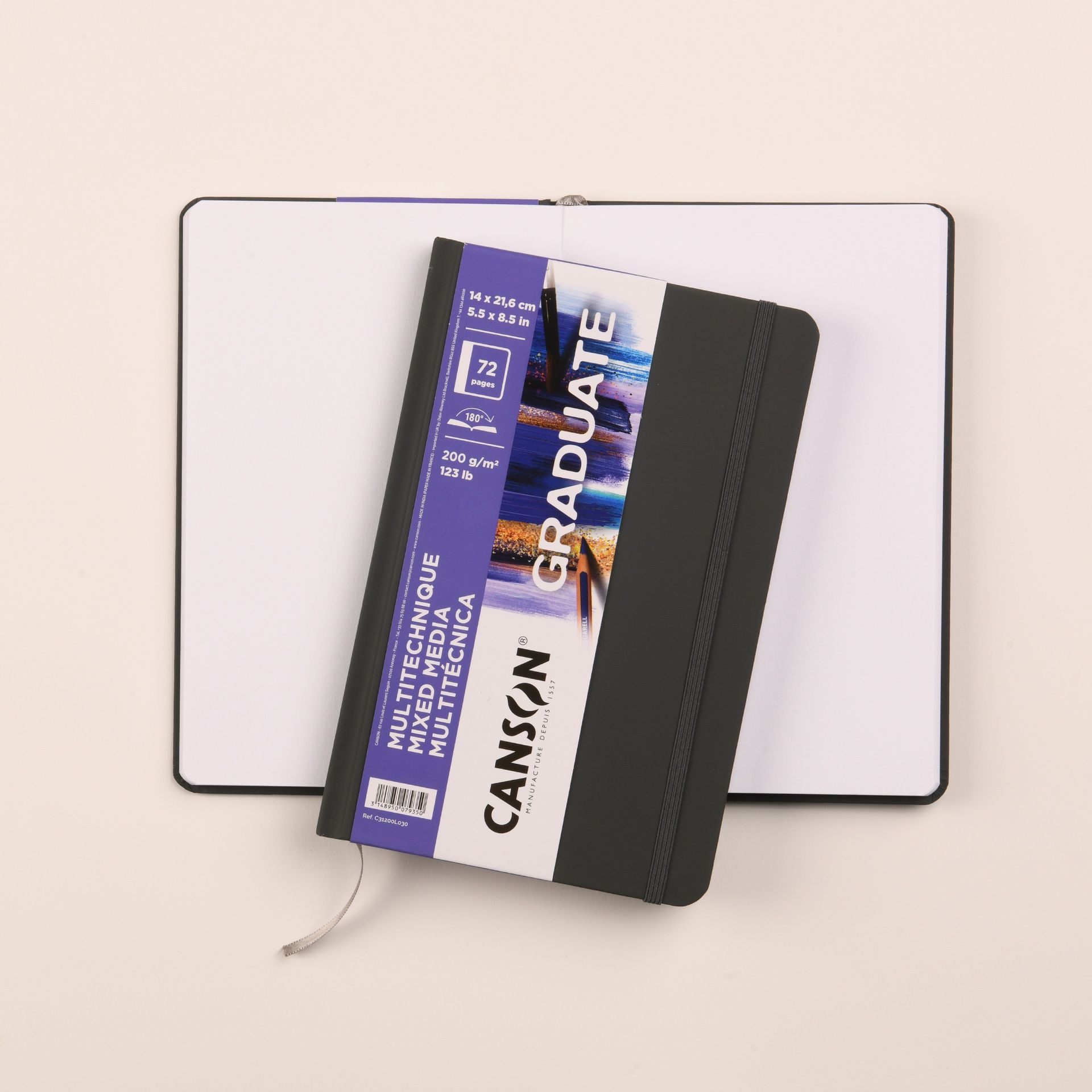 Graduate luonnoskirja MixM 14x21,6cm 200g(72)