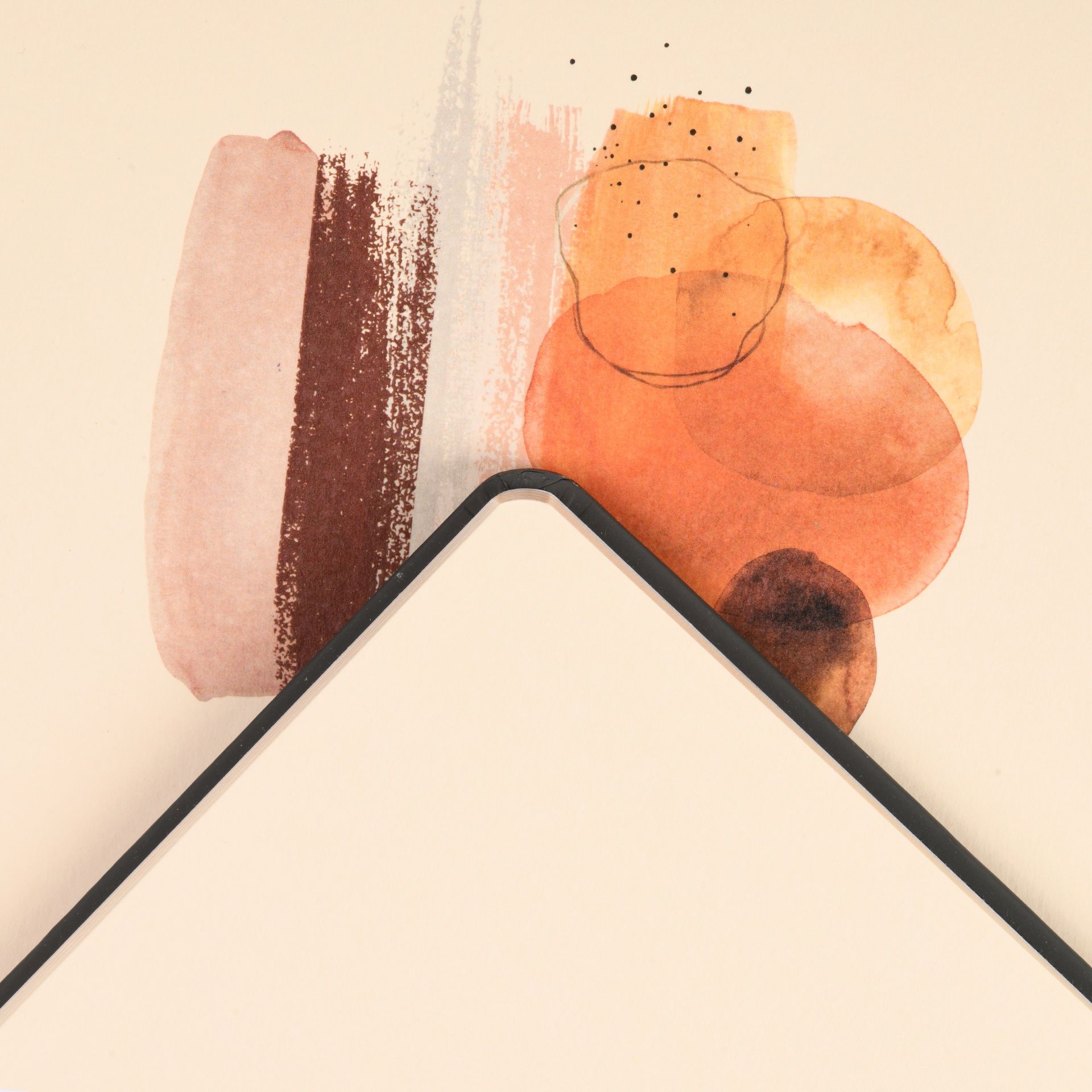 Graduate luonnoskirja MixM 14x21,6cm 220g(64) rusk, ruskea paperi