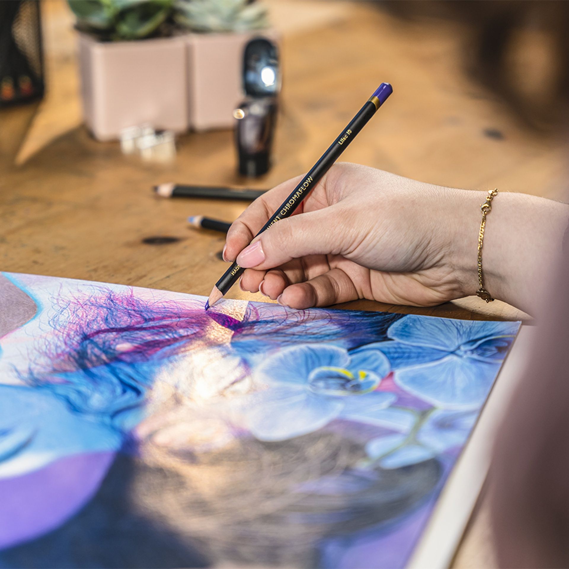 Derwent Chromaflow 150 kynälajitelma