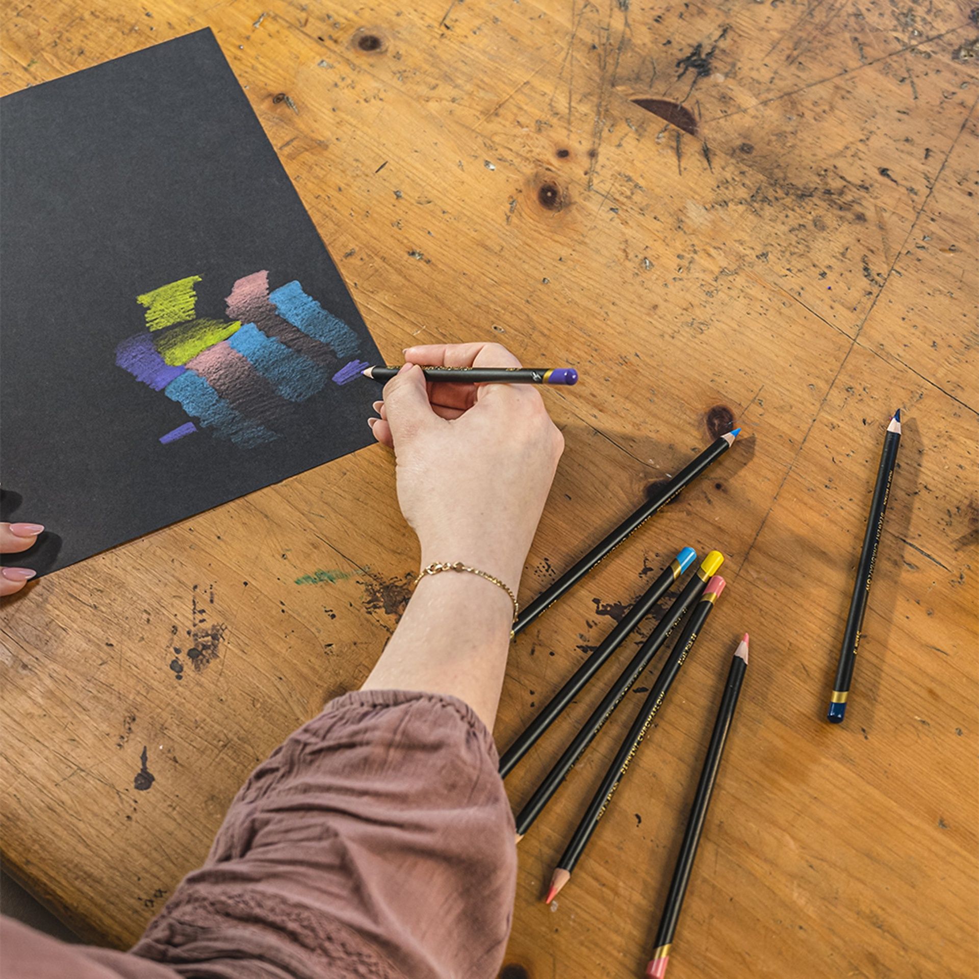 Derwent Chromaflow 36 väriä, metallirasia