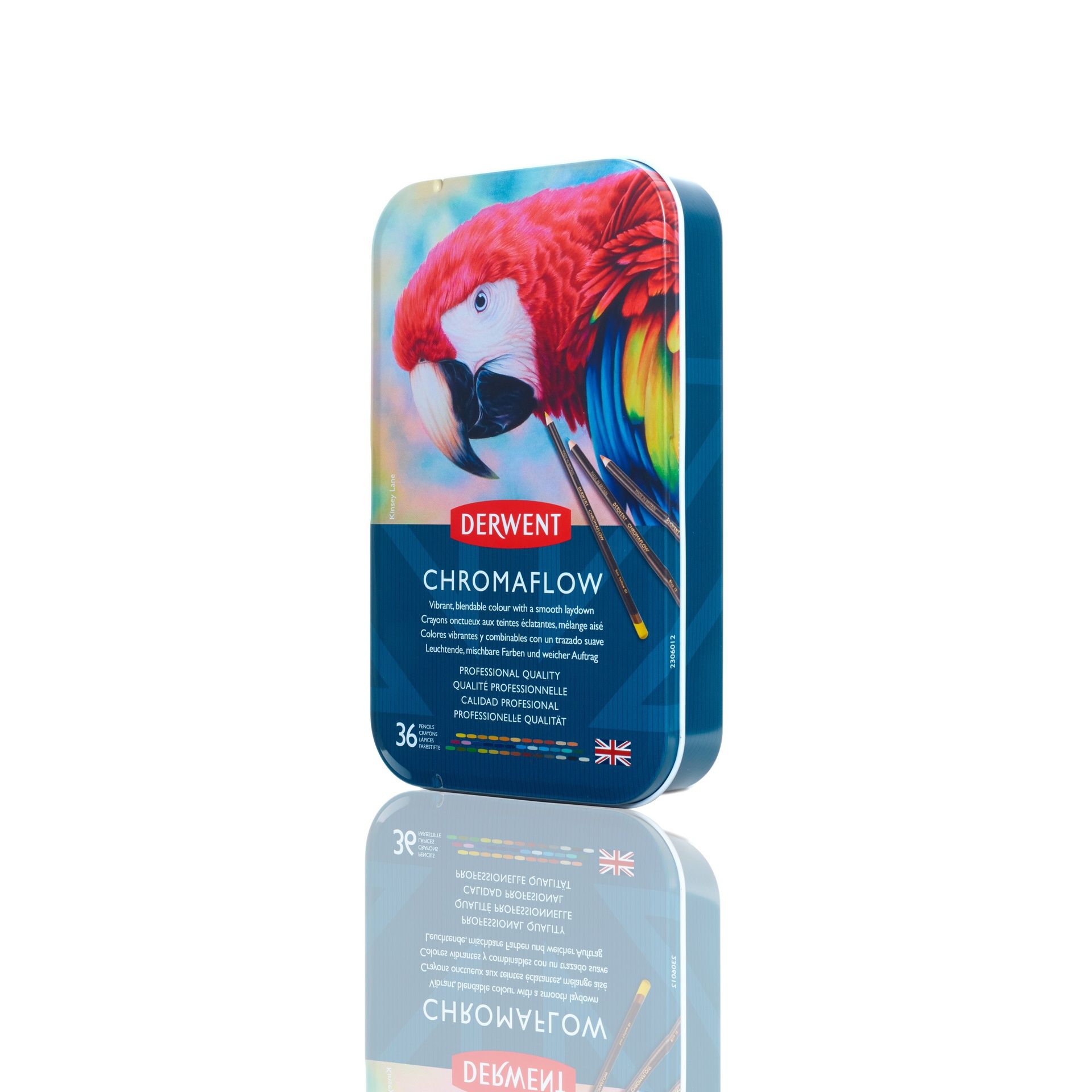 Derwent Chromaflow 36 väriä, metallirasia