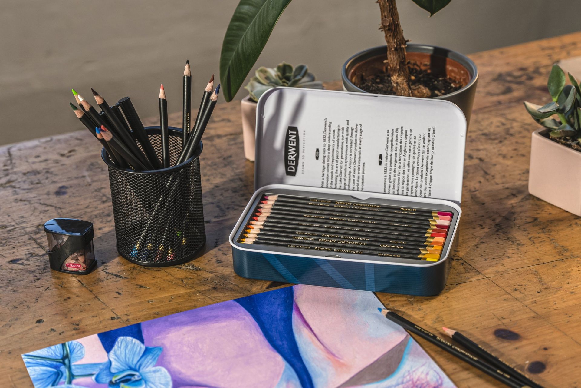 Derwent Chromaflow 36 väriä, metallirasia