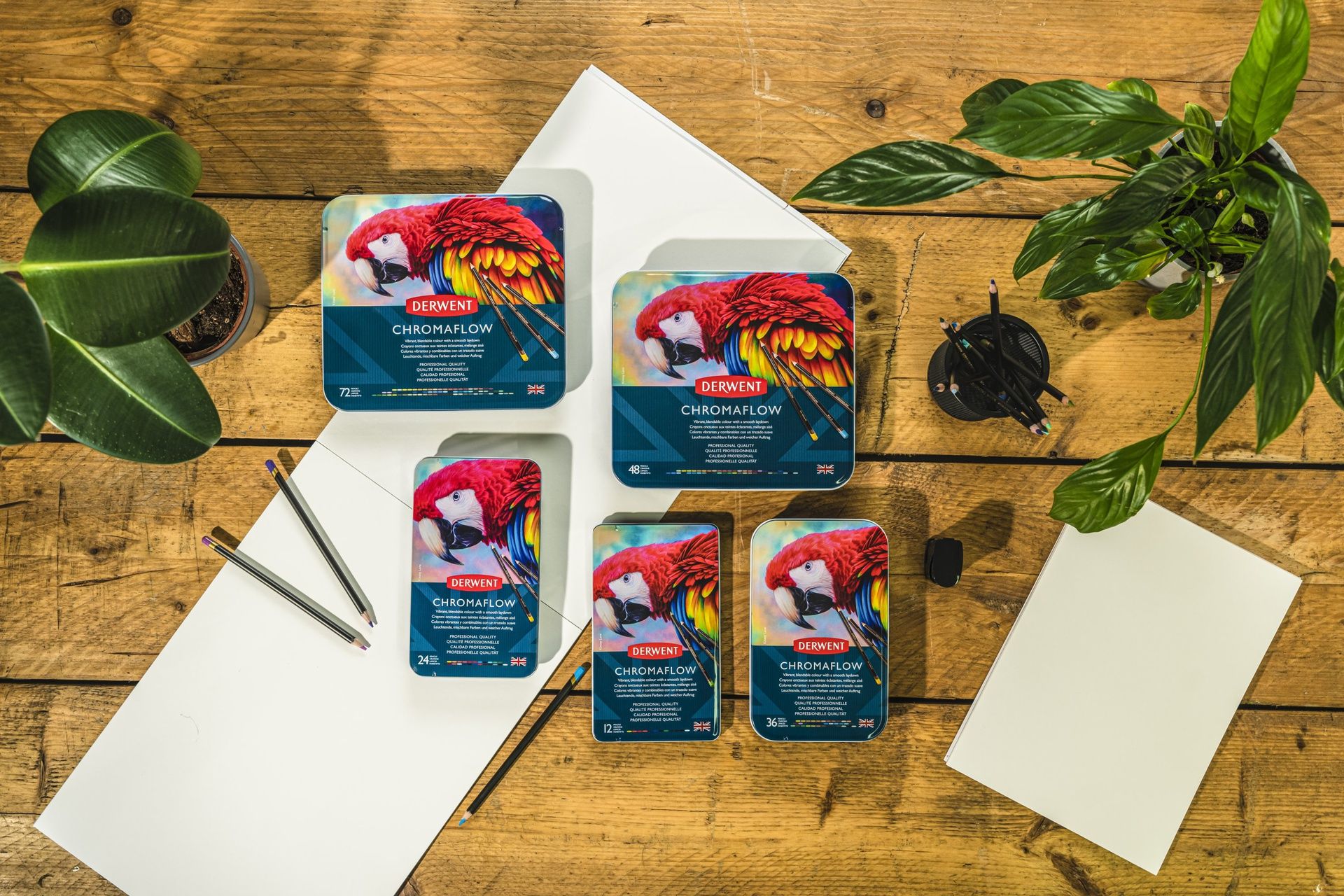 Derwent Chromaflow 36 väriä, metallirasia