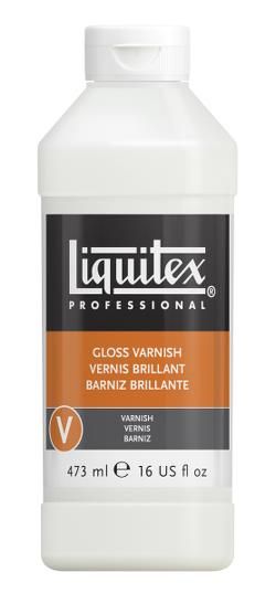 Liquitex Varnish Gloss 473ml, Varnish