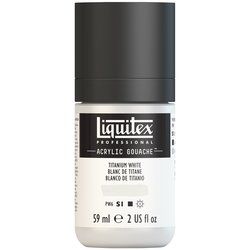 Liquitex Acrylic Gouache 59ml 432 Titanium white, akryyliguassi