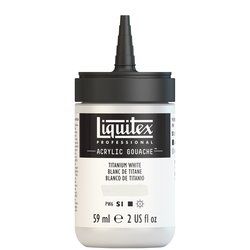 Liquitex Acrylic Gouache 59ml 432 Titanium white, akryyliguassi