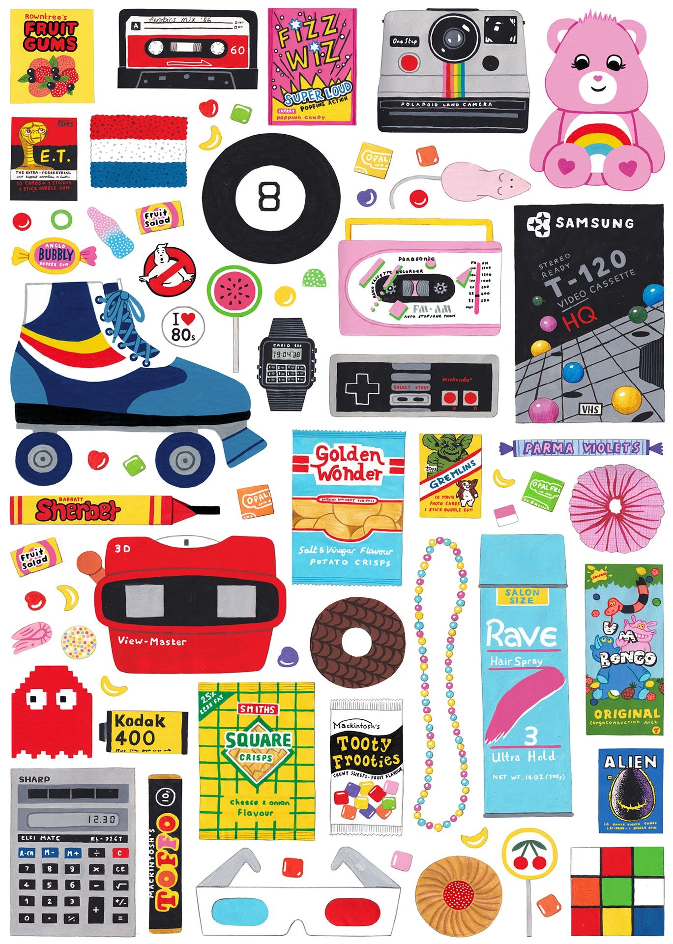 Palapeli 1000 palaa Happily Puzzles - In the 80's