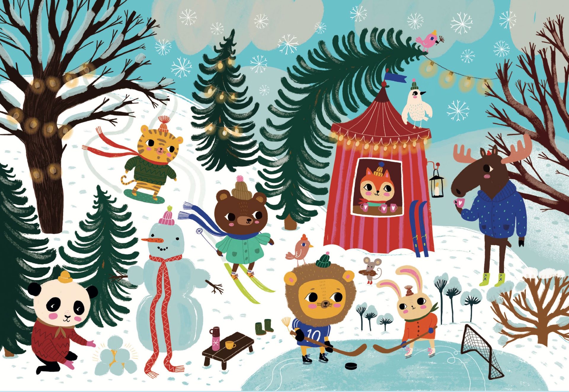 Palapeli Putinki Mira Mallius - Talviurheilu