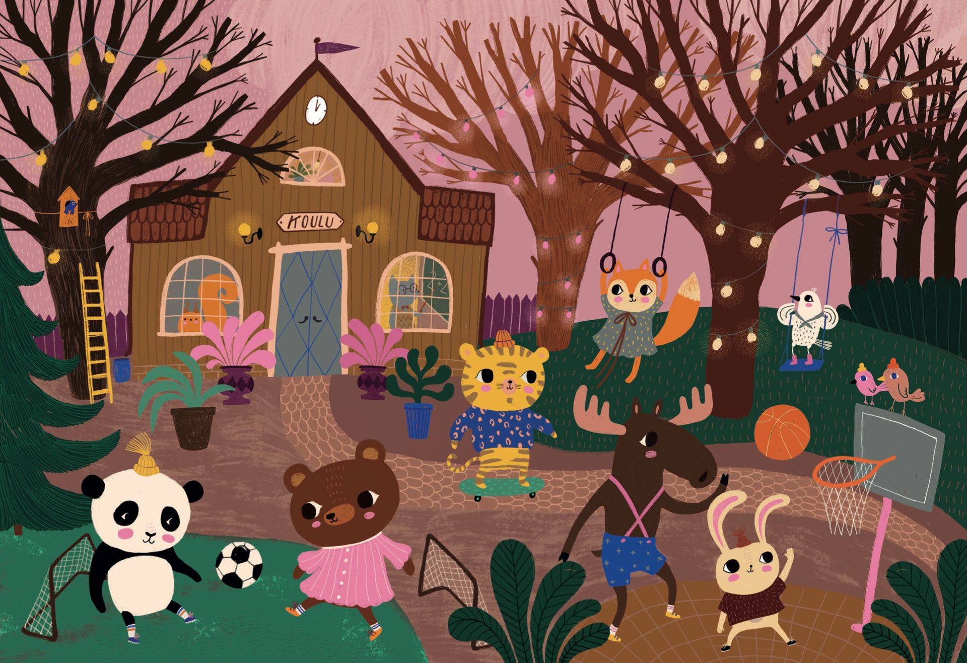 Palapeli Putinki Mira Mallius - Koulun piha